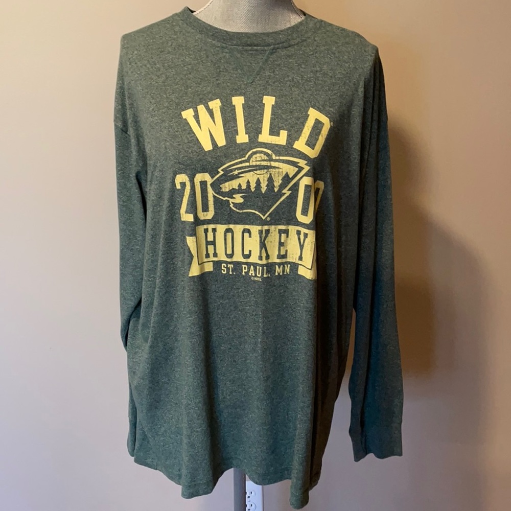 MN Wild Long Sleeve 2000 hockey t-shirt - XXL